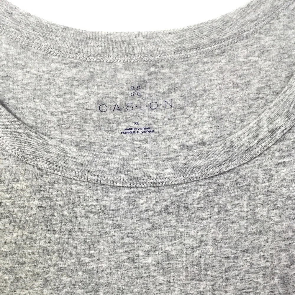 Caslon Gray Blend Cotton Tank Top XL NEW